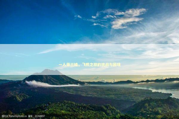 一人带三娃，飞机之旅的挑战与困境