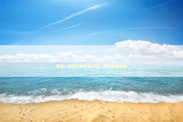 名校一日游价格高达千元，引发社会热议