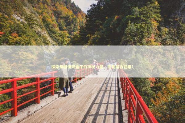 探索泰国情降盒子的神秘力量，究竟是否管用？