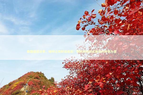 泰国增运法事，绝对让你好运连连！揭秘神秘仪式背后的神奇力量