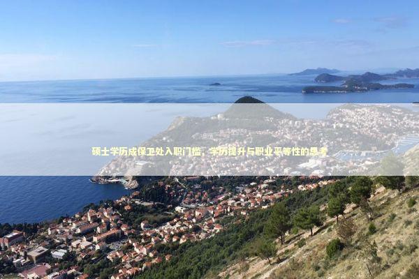 硕士学历成保卫处入职门槛，学历提升与职业平等性的思考