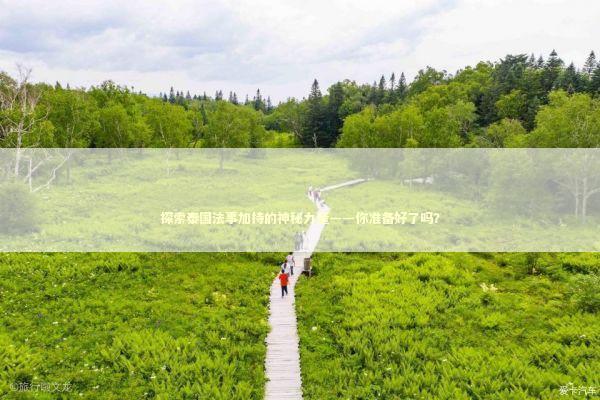 探索泰国法事加持的神秘力量——你准备好了吗？