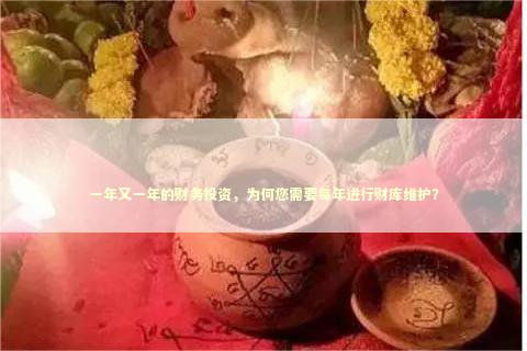 一年又一年的财务投资，为何您需要每年进行财库维护？